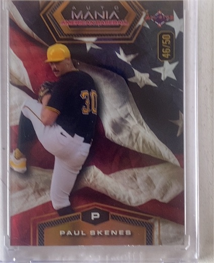 2024 Wild Card Auto Mania #AMAH-PS3 Paul Skenes — front