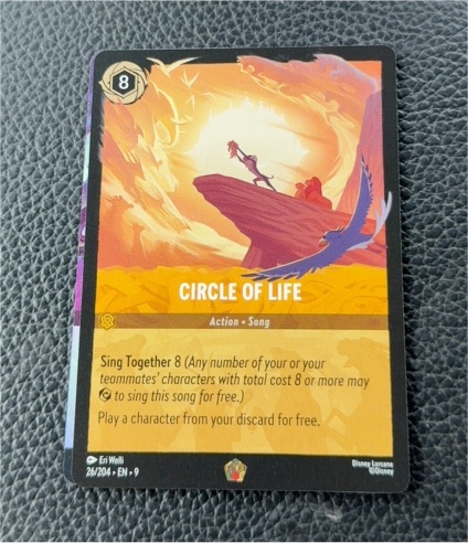 2025 Disney Lorcana Fabled #26 Circle of Life — front