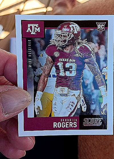 2020 Score #384 Kendrick Rogers — back