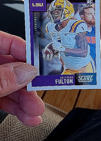 2020 Panini Score #334 Kristian Fulton — front