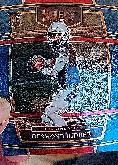 2022 Panini Select Draft Picks #17 Desmond Ridder — front