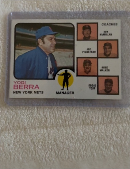 1973 Topps #257 Yogi Berra New York Mets — front
