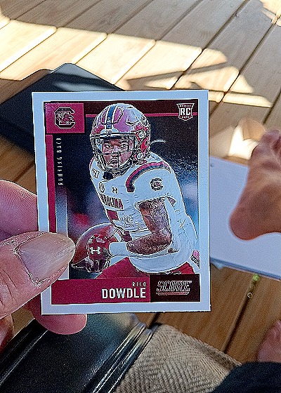 2020 Panini Score #391 Rico Dowdle — front