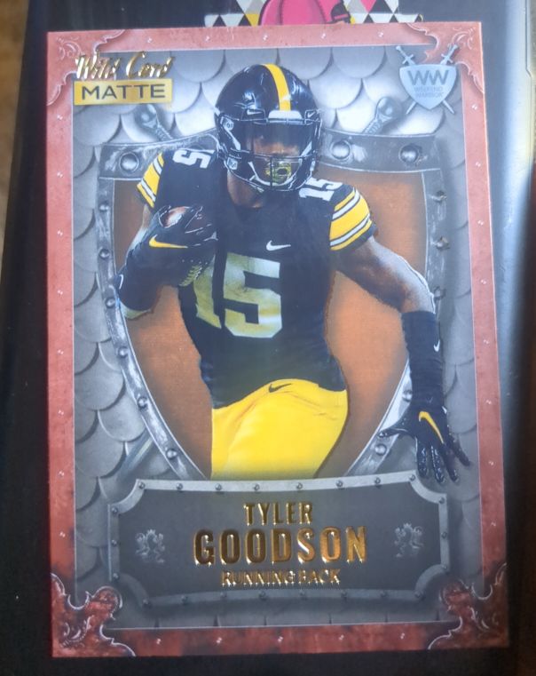 2022 Wild Card Matte #WW-49 Tyler Goodson — front