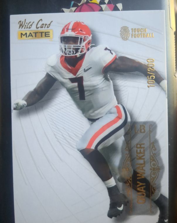 2022 Wild Card Matte #MB-95 Quay Walker — front