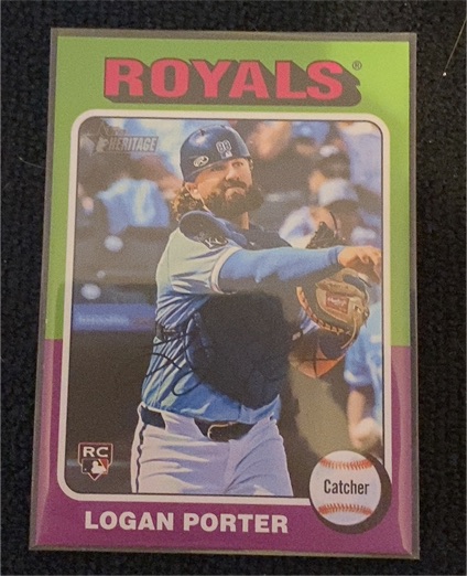 2024 Topps Heritage High Number #625 Logan Porter — front