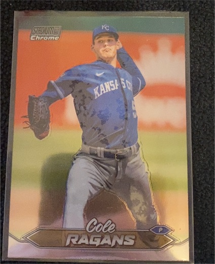 2024 Topps Stadium Club Chrome #199 Cole Ragans — front