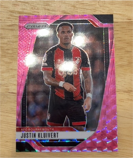 2024-25 Panini Prizm Premier League #190 Justin Kluivert — front