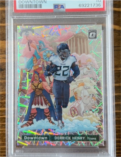 2021 Panini Donruss Optic Downtown #DT-19 Derrick Henry — front