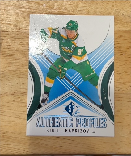 2024-25 Upper Deck SP Authentic Profiles #AP-7 Kirill Kaprizov — front
