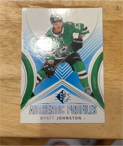 2024-25 Upper Deck SP Authentic Profiles #AP-13 Wyatt Johnston — front