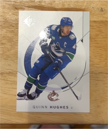 2024-25 Upper Deck SP Authentic #43 Quinn Hughes — front