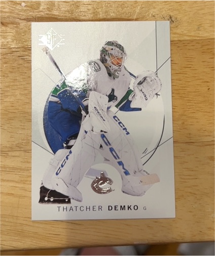 2024-25 Upper Deck SP #100 Thatcher Demko — front