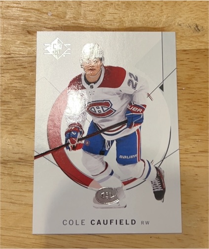 2024-25 Upper Deck SP Authentic #76 Cole Caufield — front