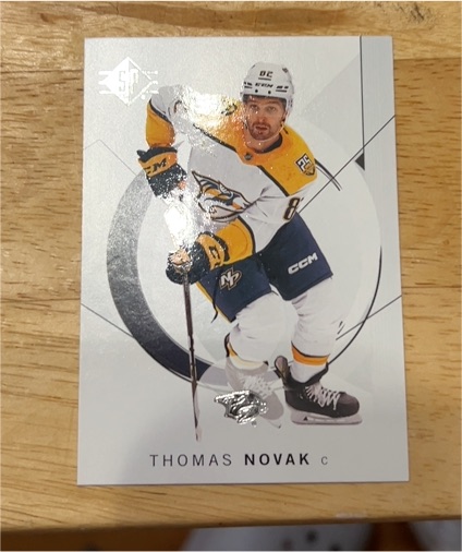 2024-25 Upper Deck SP Authentic #51 Thomas Novak — front