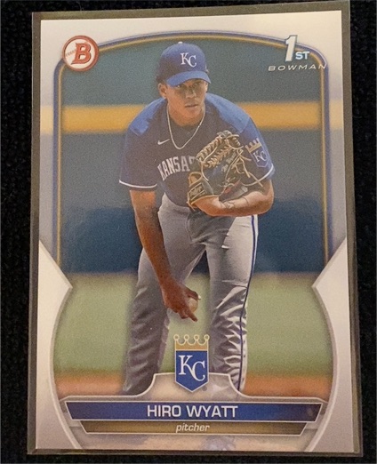 2023 Bowman Draft #BD-80 Hiro Wyatt — front