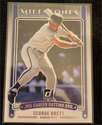 2025 Donruss Milestones #3 George Brett — front