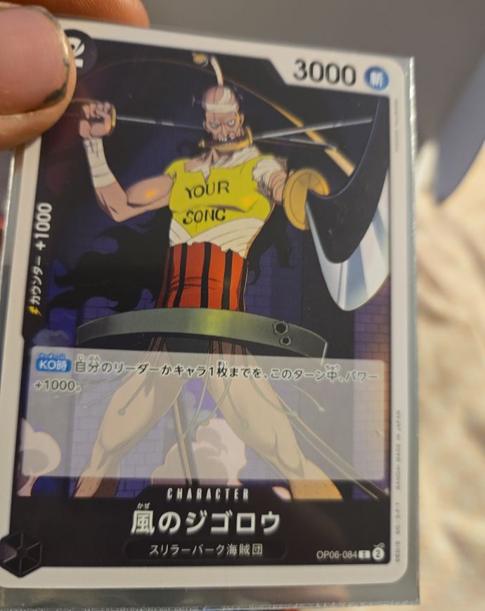 One Piece Card Game OP06-084 Jigoro of the Wind — front