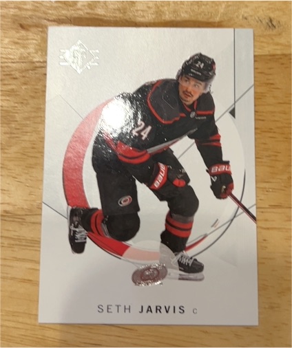 2024-25 SP Authentic #33 Seth Jarvis Carolina Hurricanes — front