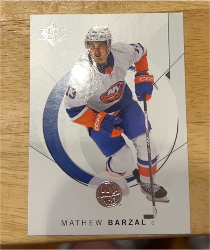 2024-25 Upper Deck SP #26 Mathew Barzal — front