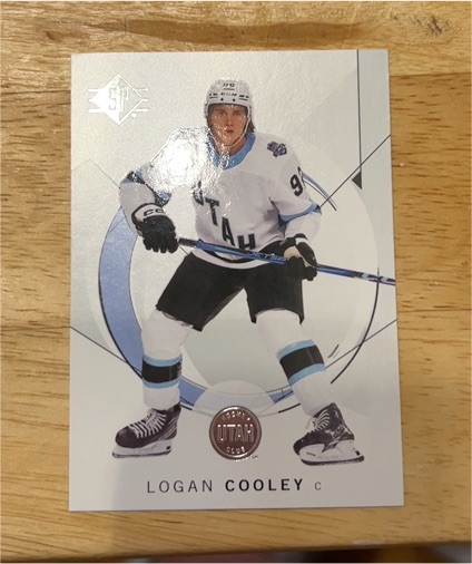2024-25 Upper Deck SP Authentic #37 Logan Cooley — front