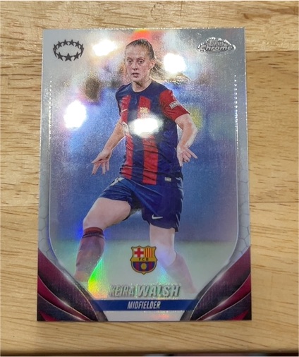 2023-24 Topps Chrome UEFA Women's Champions League #21 Keira Walsh — front