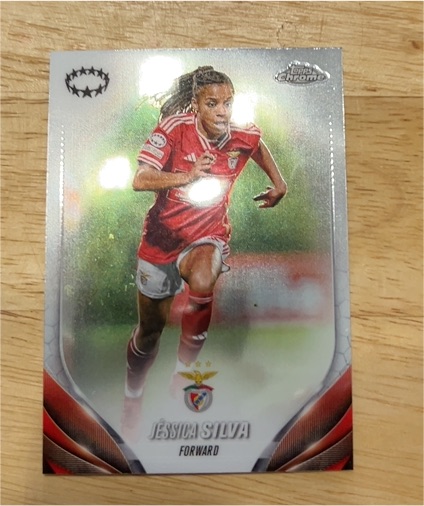 2023-24 Topps Chrome UEFA Women's Champions League #48 Jessica Silva — front