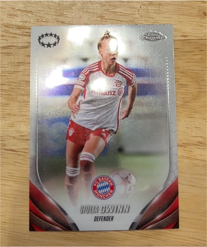2023-24 Topps Chrome UEFA Women's Champions League #54 Giulia Gwinn — front