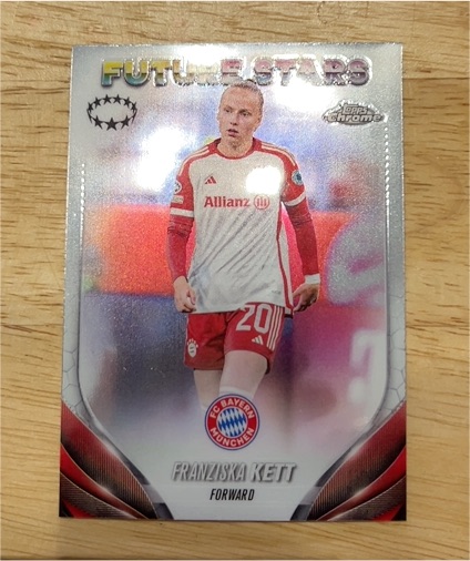 2023-24 Topps Chrome UEFA Women's Future Stars #56 Franziska Kett — front