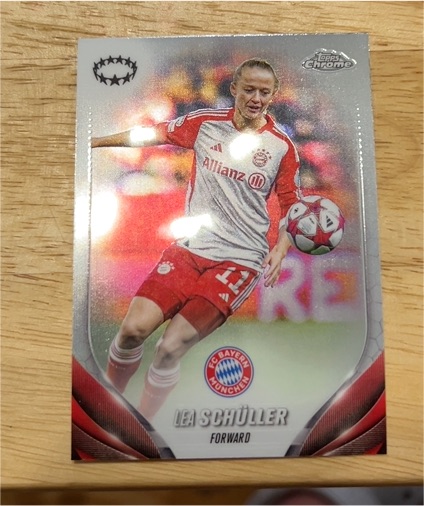 2023-24 Topps Chrome UEFA Women's Champions League #93 Lea Schüller — front