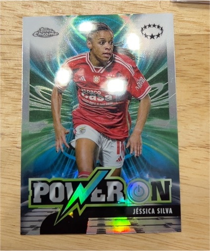 2023-24 Topps Chrome UEFA Women's Power On #PO-8 Jéssica Silva — front