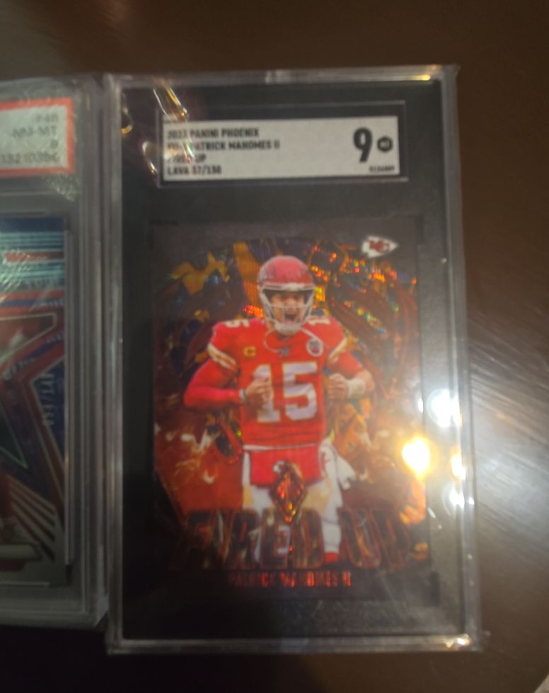 2023 Panini Phoenix Fired Up #FU-15 Patrick Mahomes II — front