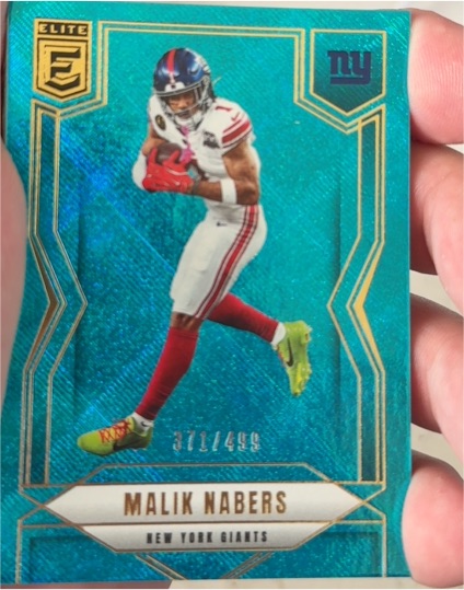 2025 Donruss Elite #5 Malik Nabers — front