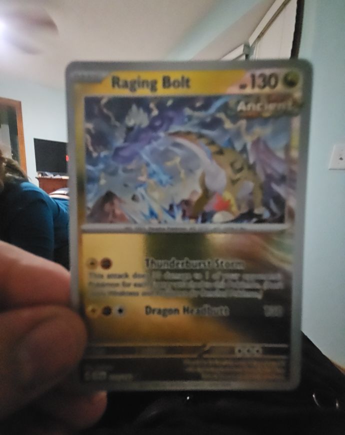 2024 Pokémon SV07 Stellar Crown #111 Raging Bolt — front