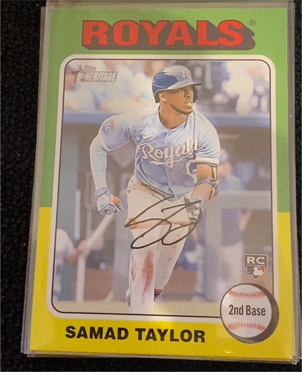 2024 Topps Heritage #317 Samad Taylor — front
