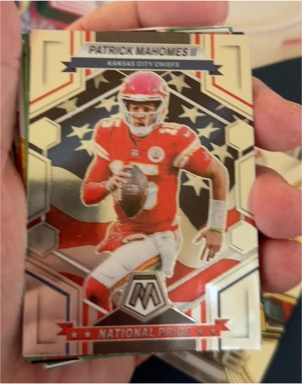 2023 Panini Mosaic #251 Patrick Mahomes II National Pride — front