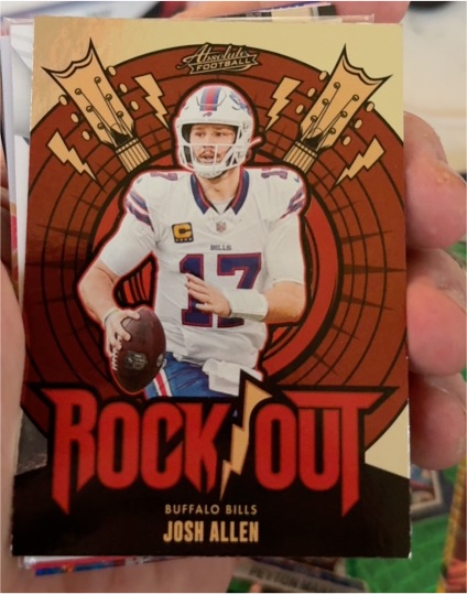 2024 Panini Absolute #RO-JAN Josh Allen Rock Out — front