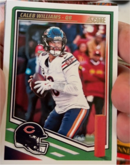 2025 Panini Score #107 Caleb Williams — front