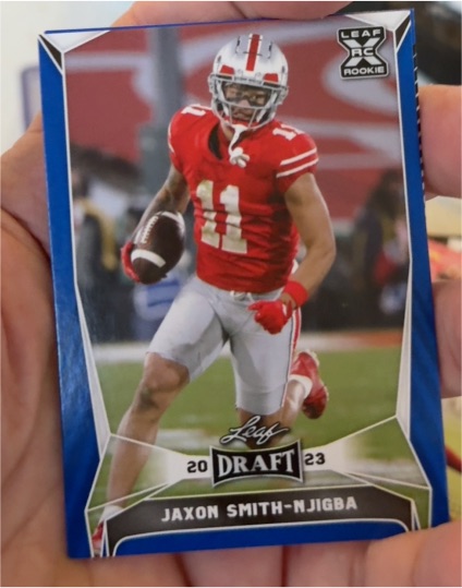 2023 Leaf Draft #55 Jaxon Smith-Njigba — front