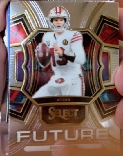2023 Panini Select #FUT-BPU Brock Purdy Select Future — front