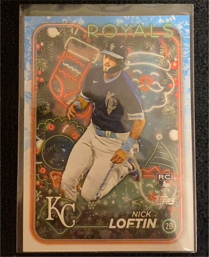 2024 Topps Holiday #H30 Nick Loftin — front