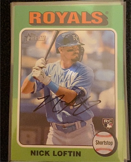 2024 Topps Heritage #482 Nick Loftin — front