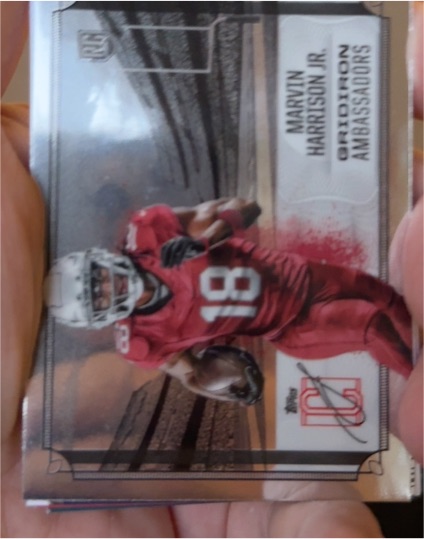 2024 Topps Signature Class #GA-5 Marvin Harrison Jr. — front