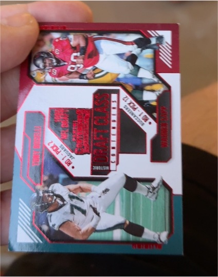2024 Panini Contenders Historic Draft Class #11 Barry Sanders / Deion Sanders — front