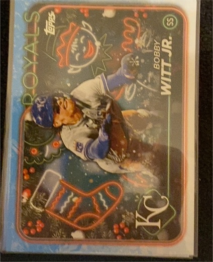 2024 Topps Holiday #H111 Bobby Witt Jr. — front