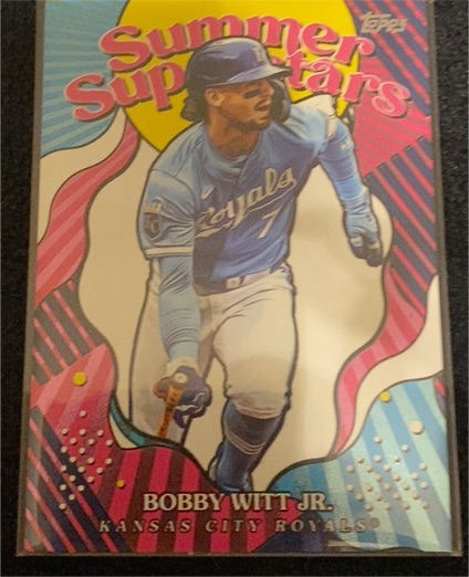 2025 Topps Series 2 Summer Superstars #SS-17 Bobby Witt Jr. — front