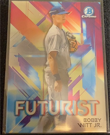 2021 Bowman Chrome #FUT-BW Bobby Witt Jr. Futurist — front