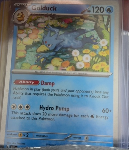 Pokémon TCG Mega Evolutions #008 Golduck — front
