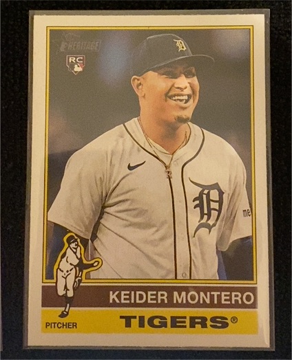 2025 Topps Heritage #41 Keider Montero — front