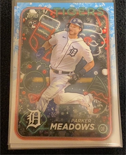 2024 Topps Holiday #H149 Parker Meadows — front